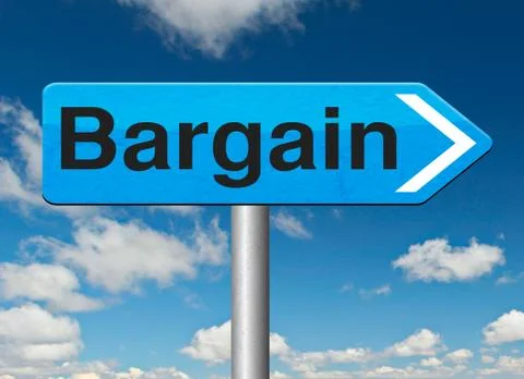 Bargain Stock Illustration