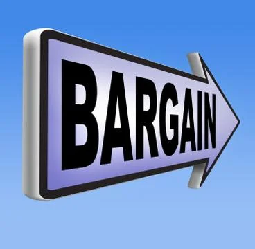 Bargain Stock Illustration