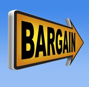 Bargain Stock Illustration