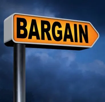 Bargain Stock Illustration