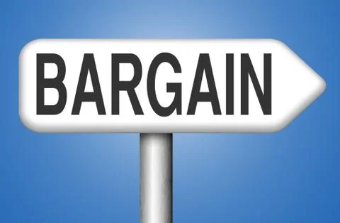 Bargain Stock Illustration