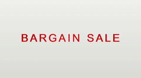 Bargain Sale Stock Footage 31858640