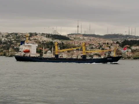 The Barge on Bosphorus Stock Photos