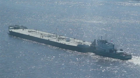 Barge Stock Footage 27789832