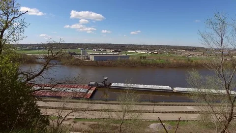Barge Stock Footage 74771564