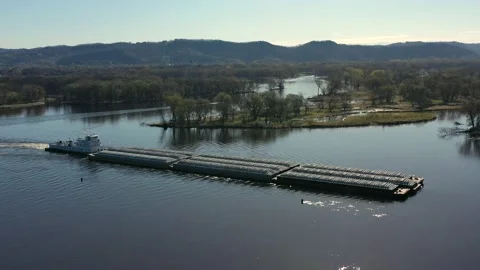 Barge Stock Footage 153150487