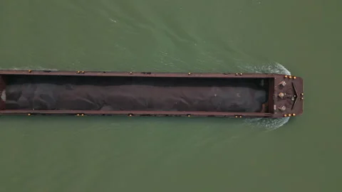 Barge Video stock 295816877