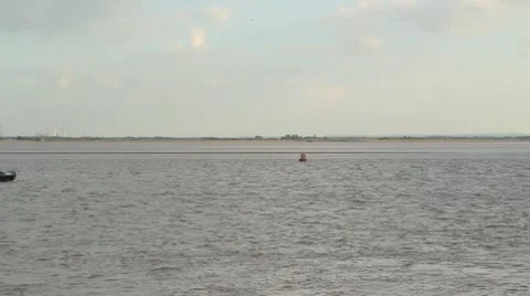 Barge Passing HD File Stock Footage 10683454