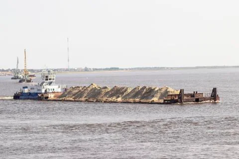 Barge. Stock Photos