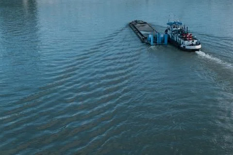 Barge ship Stock Photos