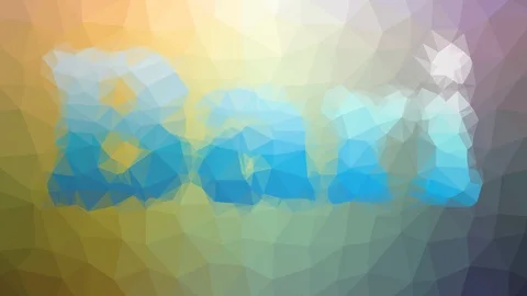 Bari dissolving techno tessellating looping animated triangles Stockbeeldmateriaal 109239144