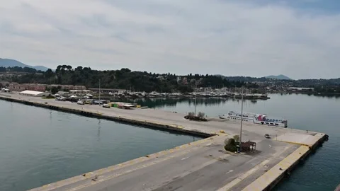 Bari, Italy - March 01th 2026-The Port of Bari Stock Footage 336435528