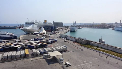 Bari port timelapse Stock-Footage 115024534