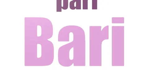 Bari Word Cloud Animated Isolated On White Stock Footage 103092863