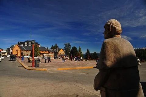 BARILOCHE, Civic Centre (El Centro Civico) in Bariloche, Patagonia Argentina. Stock Photos
