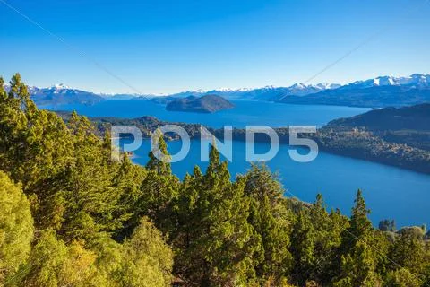 Bariloche landscape in Argentina Stock Photos