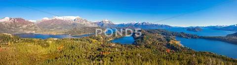 Bariloche landscape in Argentina Stock Photos