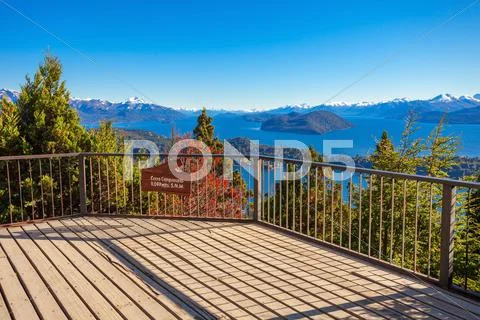 Bariloche landscape in Argentina Stock Photos