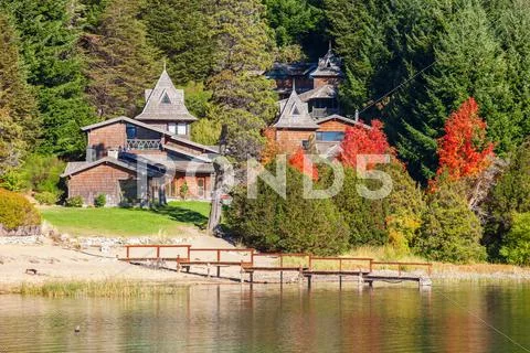 Bariloche landscape in Argentina Stock Photos