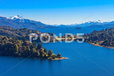 Bariloche landscape in Argentina Stock Photos