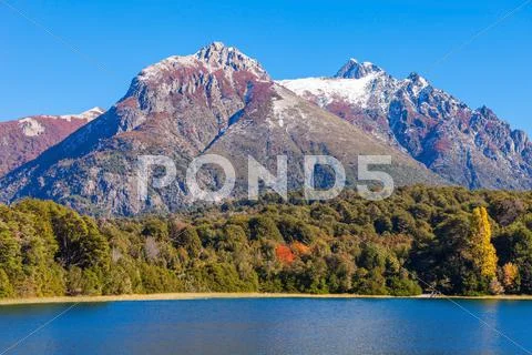 Bariloche landscape in Argentina Stock Photos