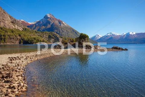 Bariloche landscape in Argentina Stock Photos