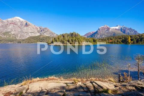 Bariloche landscape in Argentina Stock Photos