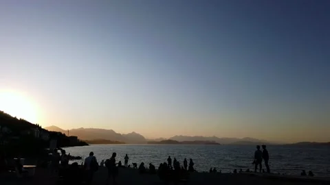 Bariloche slowmotion sunset Stock Footage 149949771