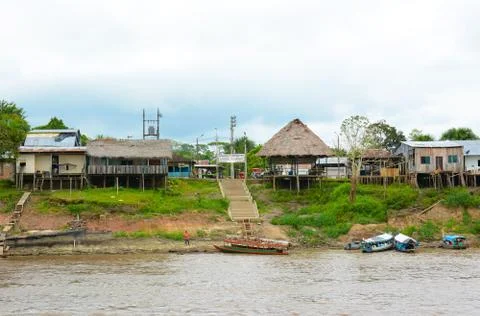 Bario Florido, Amazon River, Peru Stock Photos