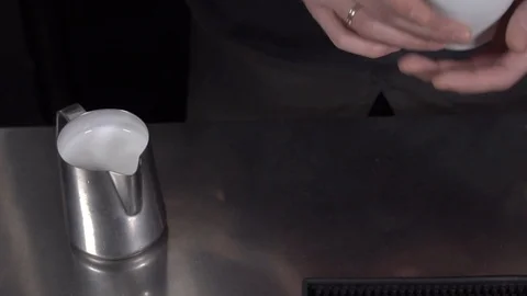 Barista making cappuccino Stock Footage 89232234