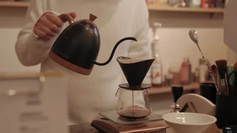 Barista making coffee Video stock 270449144