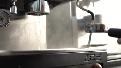 Barista making coffee Stock Footage 289528787