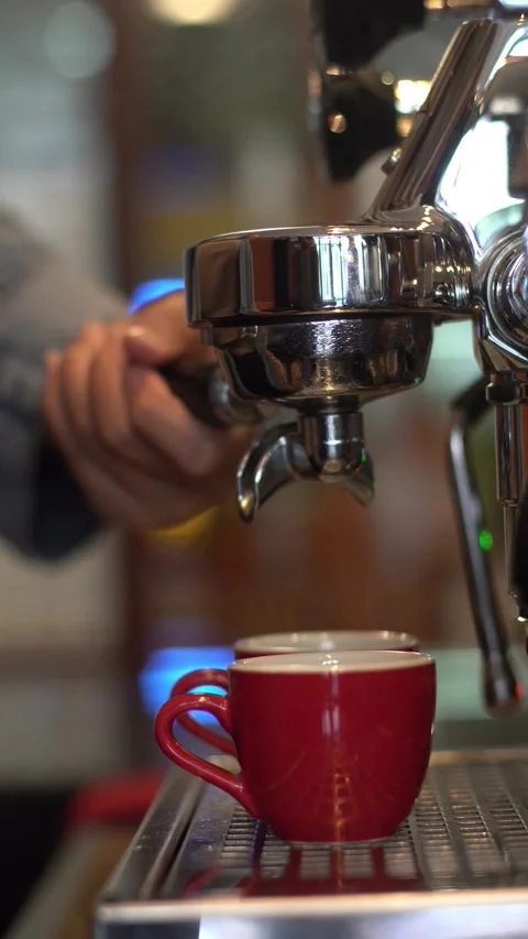 Barista Making Espresso Stock Footage 310748050