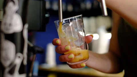 Barista making a nitro cold brew coffee Stock Footage 157277281