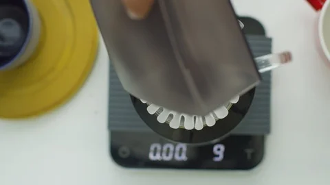 Barista preparing to brew the coffee Stock Footage 108904889