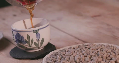 Barista Preparing Coffee Machine And Brewing Espresso Coffee At Cafe Stock Footage 237697816