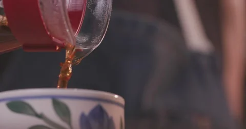 Barista Preparing Coffee Machine And Brewing Espresso Coffee At Cafe Stock Footage 237697858