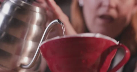 Barista Preparing Coffee Machine And Brewing Espresso Coffee At Cafe Stock Footage 237698186