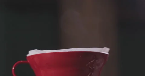 Barista Preparing Coffee Machine And Brewing Espresso Coffee At Cafe Stock Footage 237698234