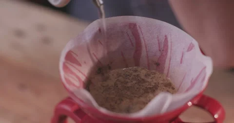 Barista Preparing Coffee Machine And Brewing Espresso Coffee At Cafe Video stock 237698255