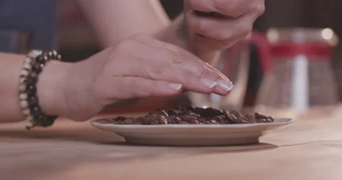 Barista Preparing Coffee Machine And Brewing Espresso Coffee At Cafe Stock Footage 237699801