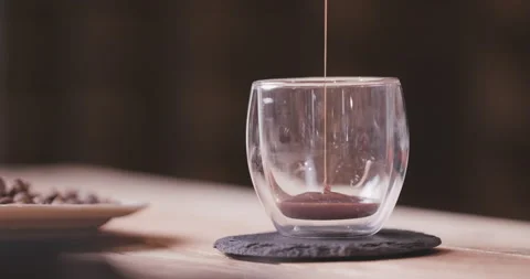 Barista Preparing Coffee Machine And Brewing Espresso Coffee At Cafe Stock Footage 237709379