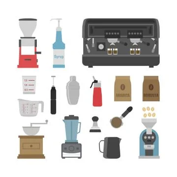 Barista tool Illustrazione stock