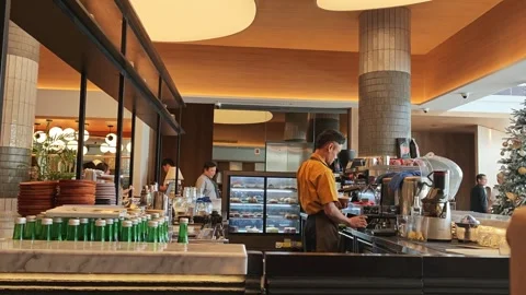 Barista work Stock Footage 335663607