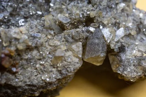 Barite crystals Stock Photos