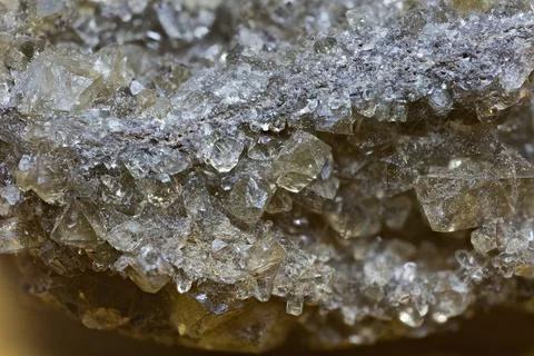 Barite crystals Stock Photos