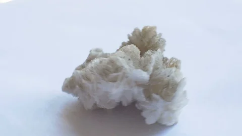 Barite Mineral Sample Stock Footage 93844764