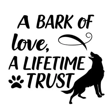 Bark of love 01 Stock-Illustration