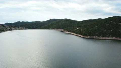 Barker Reservoir 3 Stock Footage 154227059