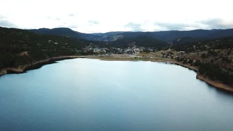 Barker Reservoir 4 Stock Footage 154228316